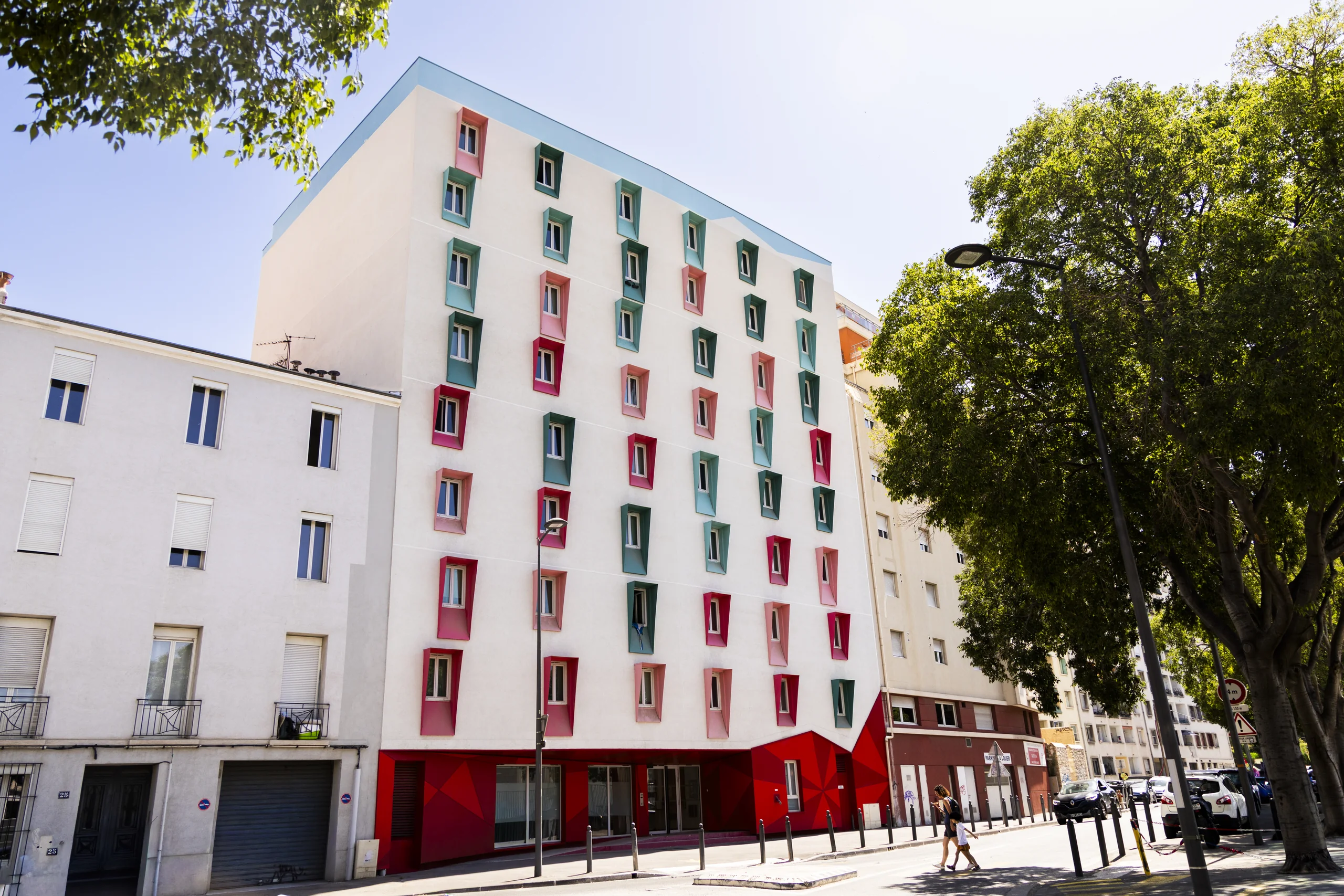 Vue aérienne du Campus Alma, Marseille 13005